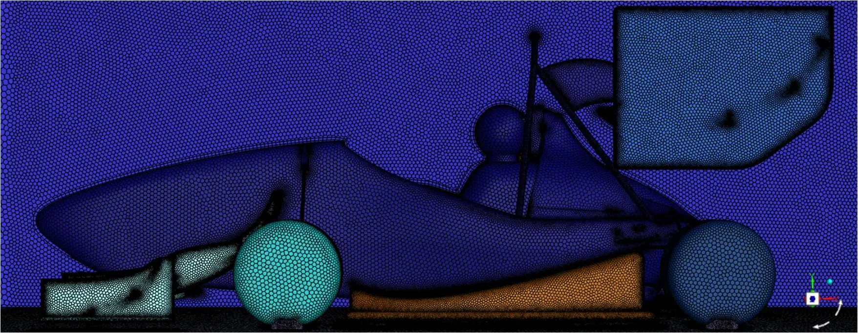 Full-car surface mesh