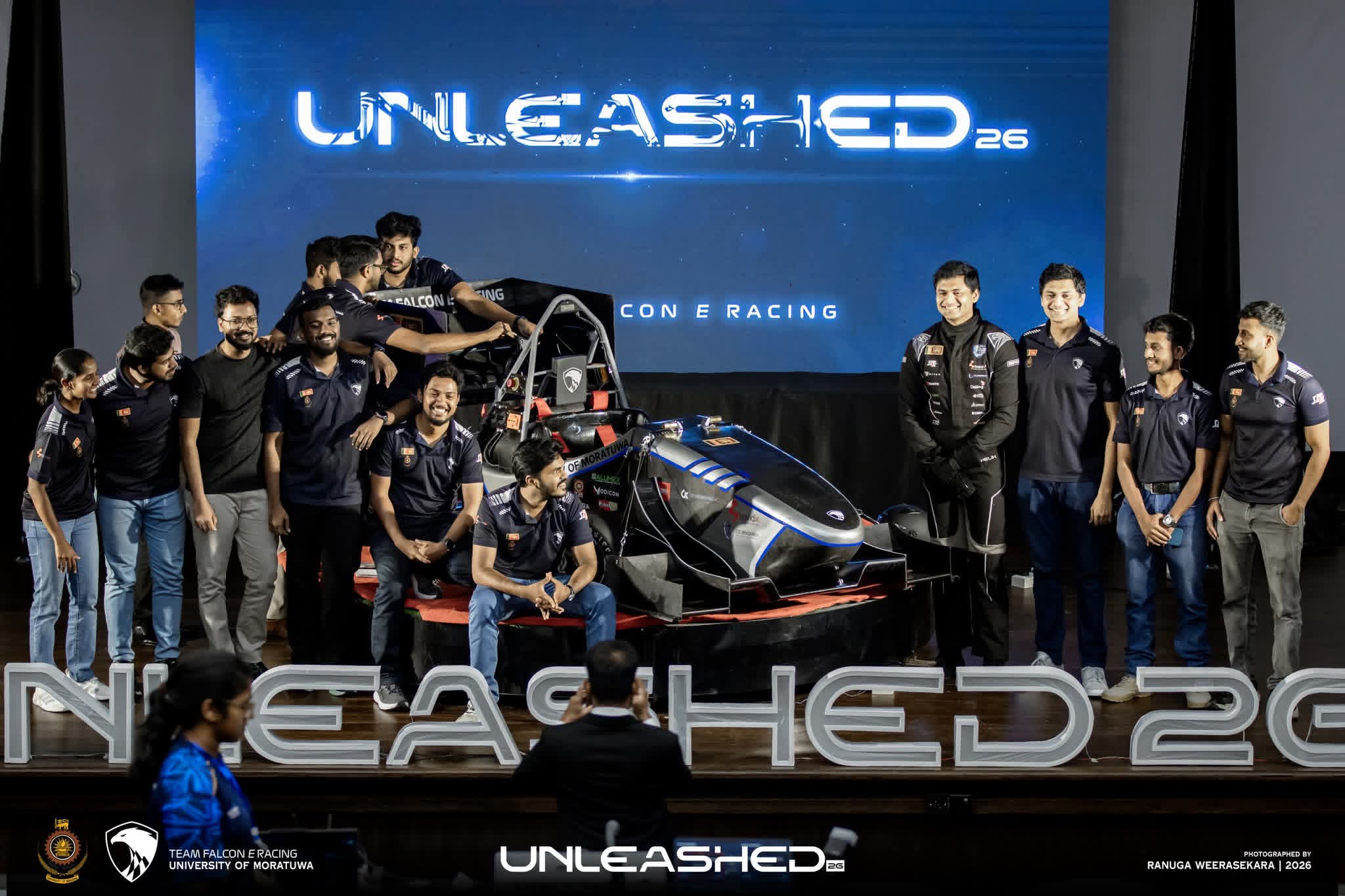 The team of engineers and I (driver) of the E2 car