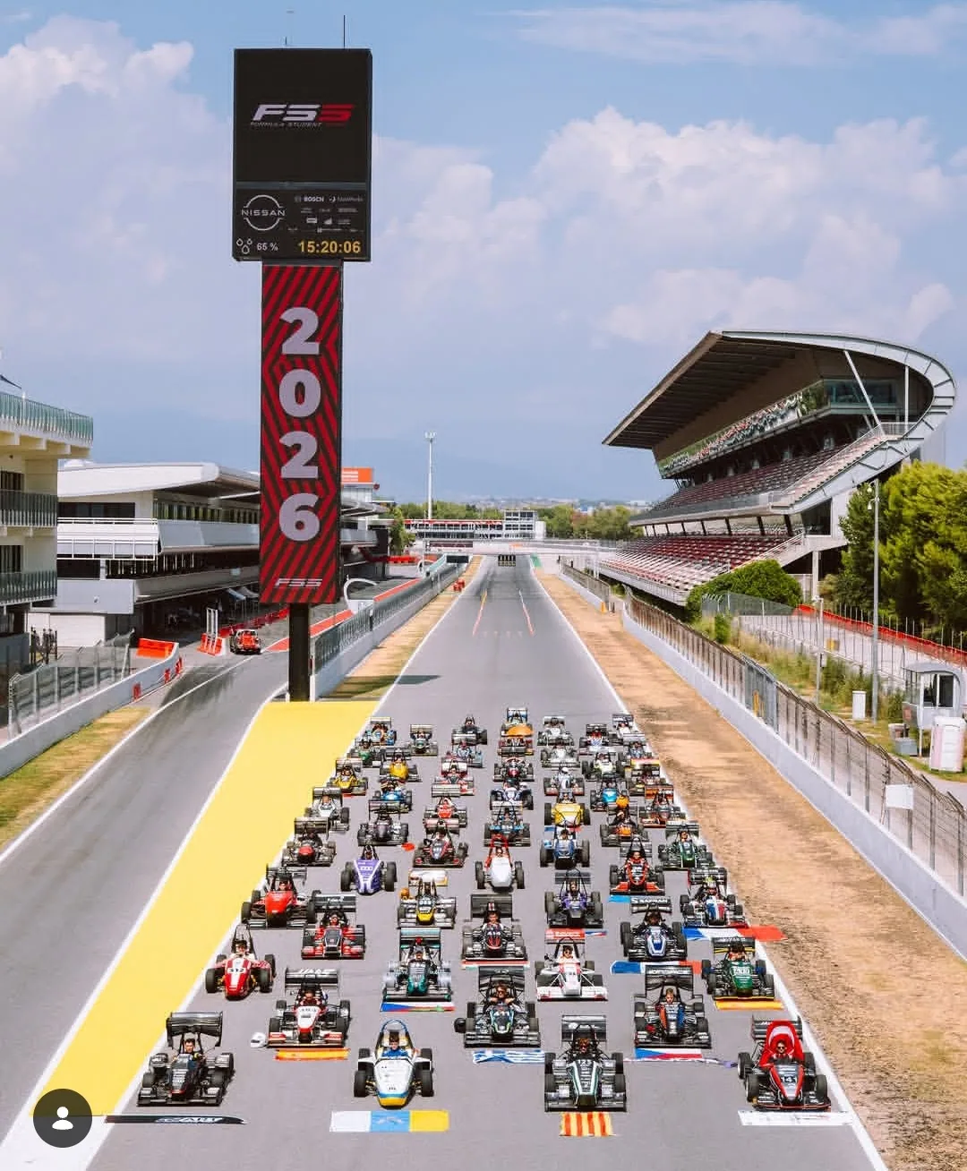 Cars assembled at Formula Student Spain, 2026