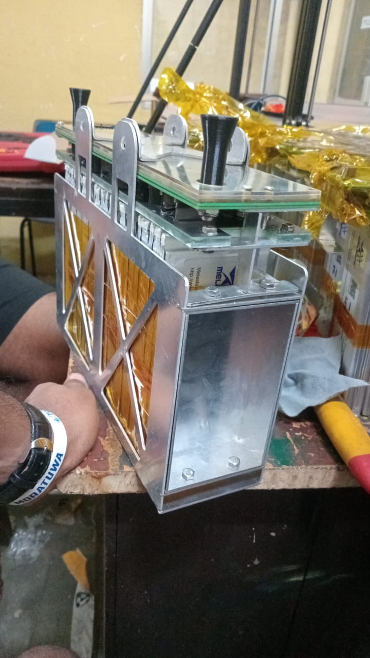 Photograph of the manufactured battery segment casing